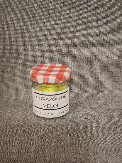 Wax melts en tarrito personalizado · Detalle para eventos