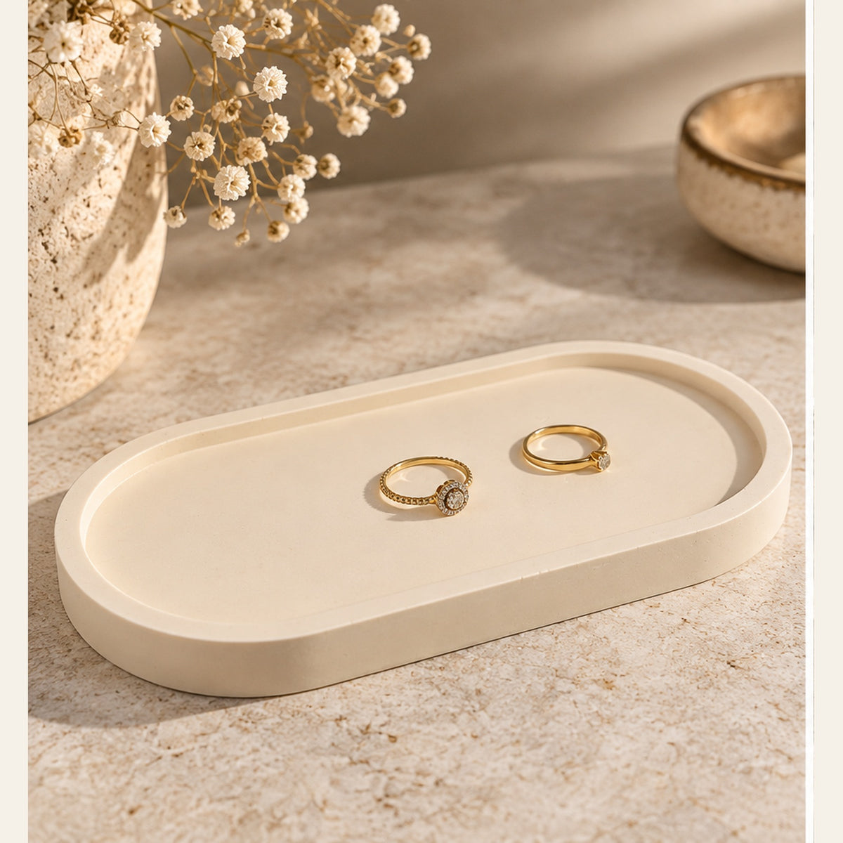 Bandeja Éloïse de resina ecológica para joyas · Maison Blanche