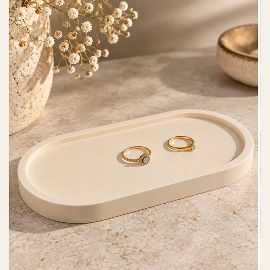 Bandeja Éloïse de resina ecológica para joyas · Maison Blanche