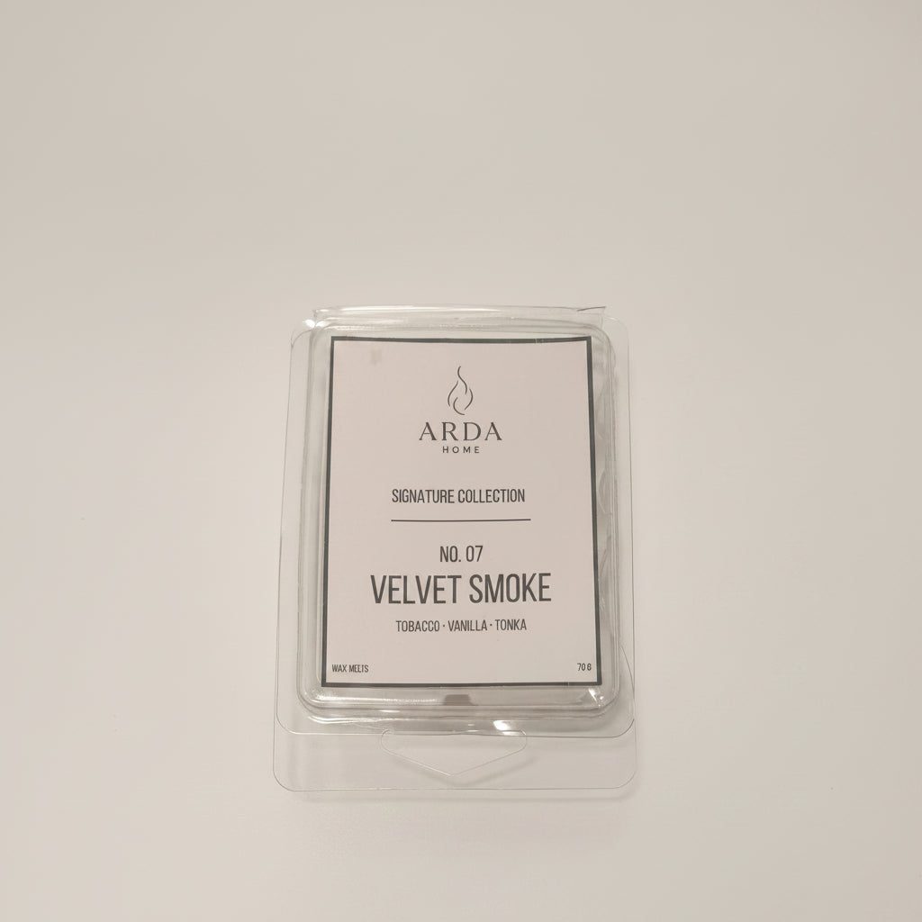 Tableta de wax melts No07 Velvet Smoke de ARDA HOME – Signature Collection.